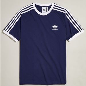 Adidas Navy Blue Trifold Tshirt
